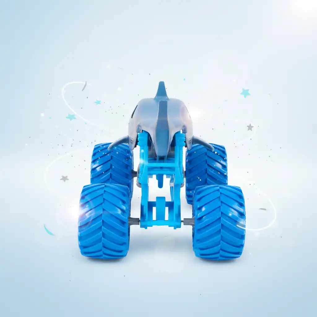 Ustvarite svoje kaskaderske trike in vragolije z Megalodonom.