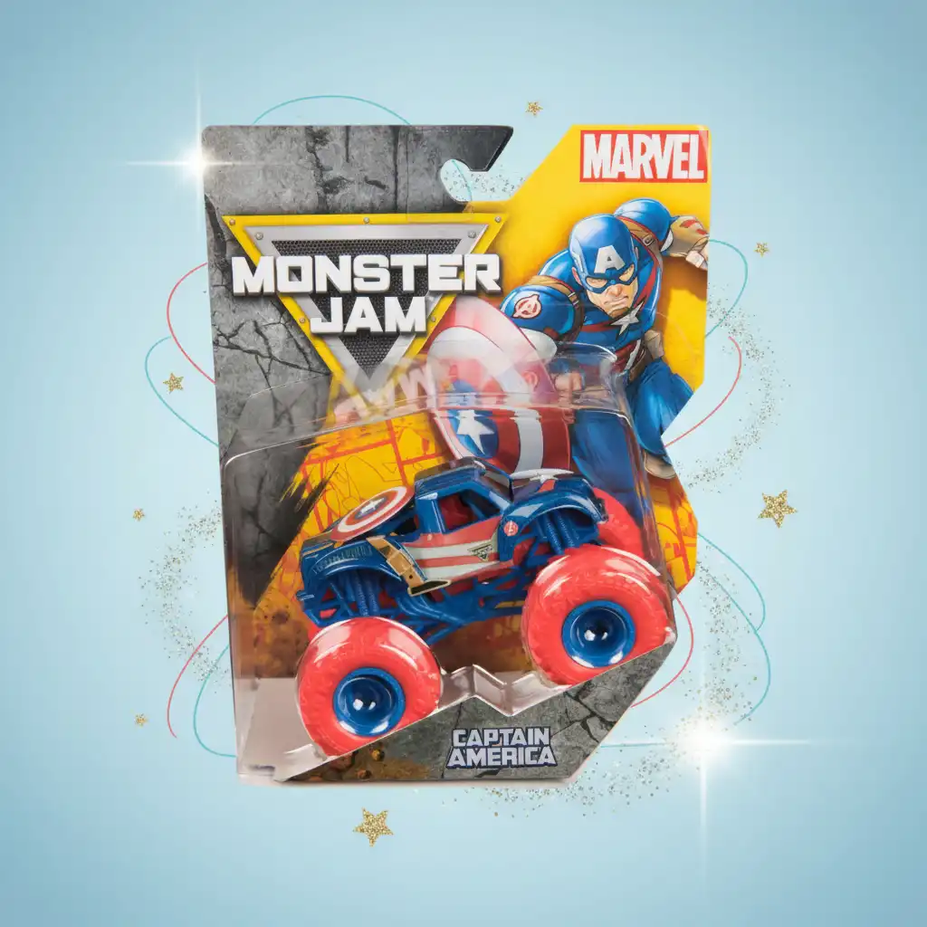 Doživite epsko junaštvo z vsakim zavrtetjem koles Monster Jam.