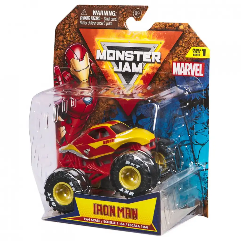 Junaki se srečajo s konjsko močjo v Monster Jam.