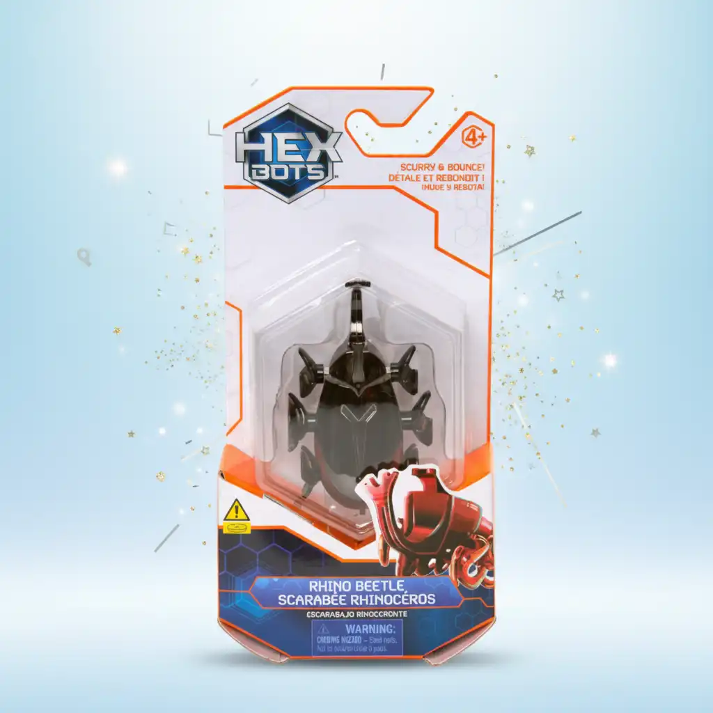 Doživite neskončno zabavo z lezjočim robotom Rhino Beetle.