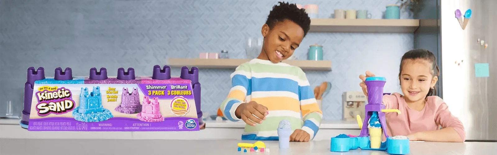 Doživi dišečo pustolovščino z neonsko vijoličastim peskom.