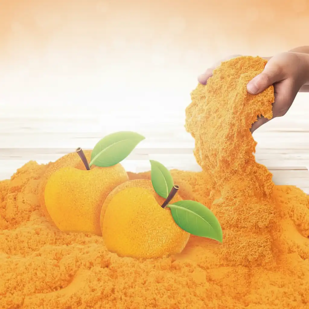 Podrobna tekstura peska, ki se nikoli ne razpade.