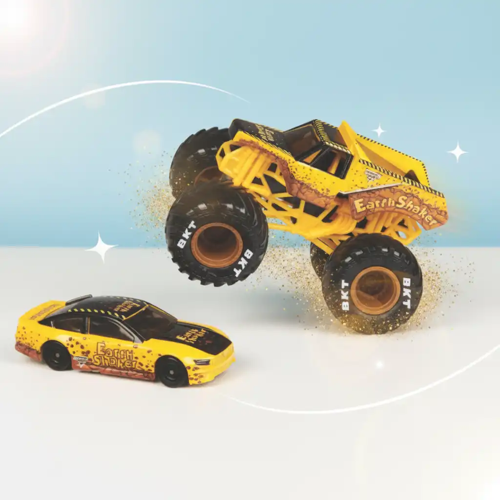 Ustvari svoj lasten Monster Jam areno polno skokov.