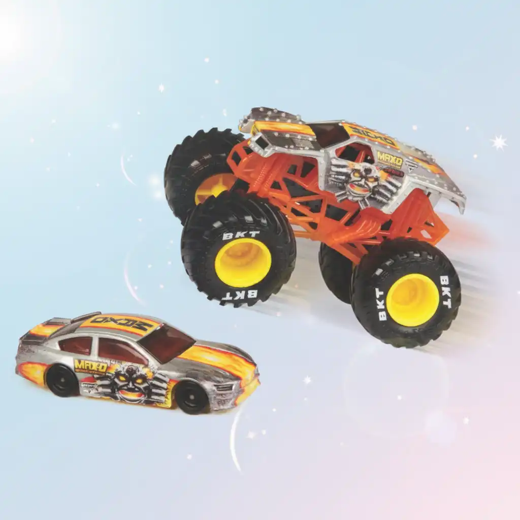Ustvarite svojo Monster Jam areno polno skokov.