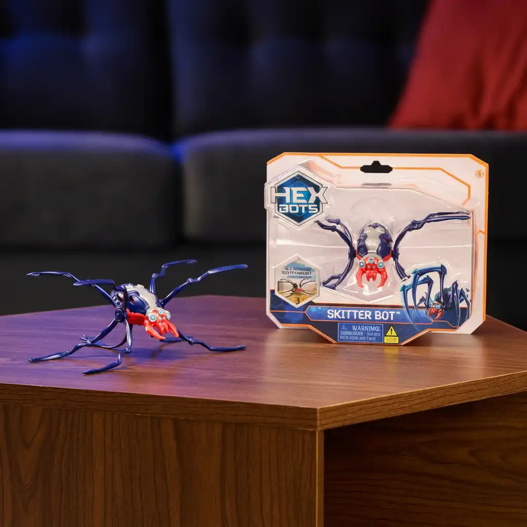 Vrhunska izdelava in realističen gib robotskega žuželka Hex Bots.