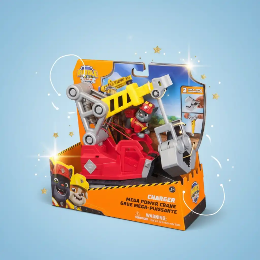 Doživite napeto igro graditelja s junaki Rubble & Crew.