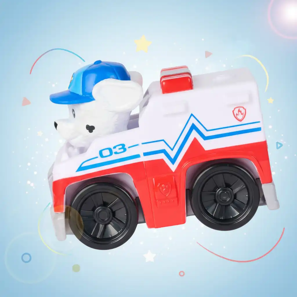 Odkrij neskončne možnosti ustvarjalne igre s funkcionalnim reševalnim vozilom.