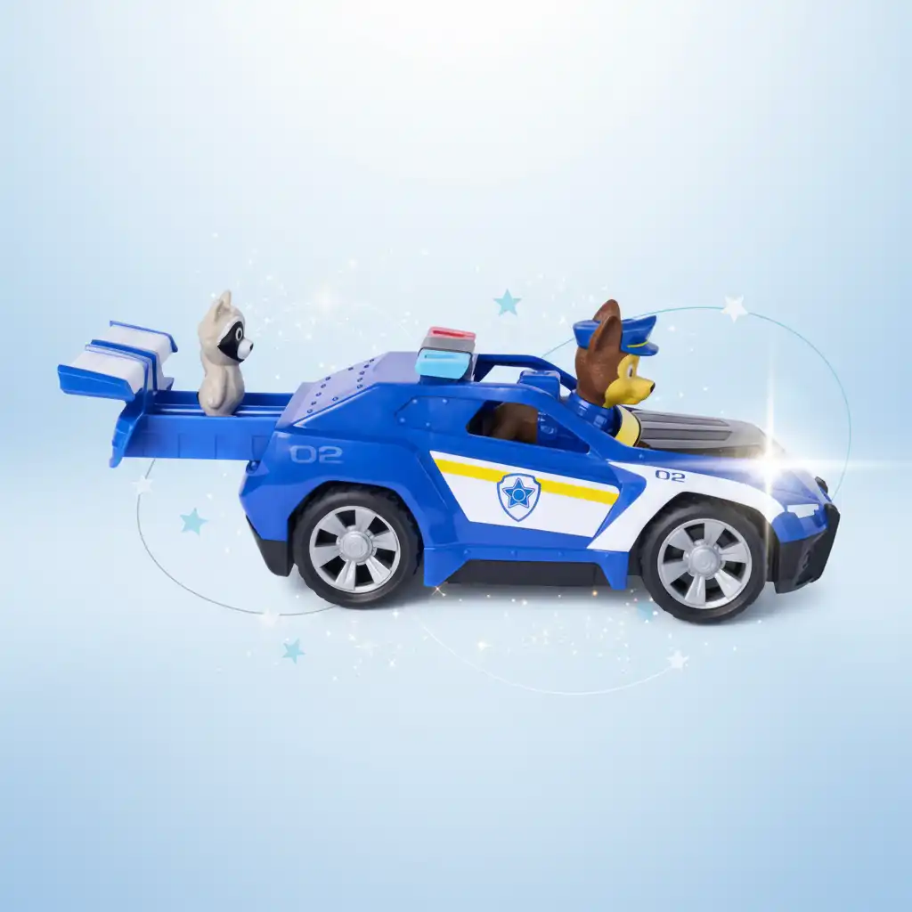 Razvijaj otroško ustvarjalnost z interaktivnimi elementi reševalnega vozila.