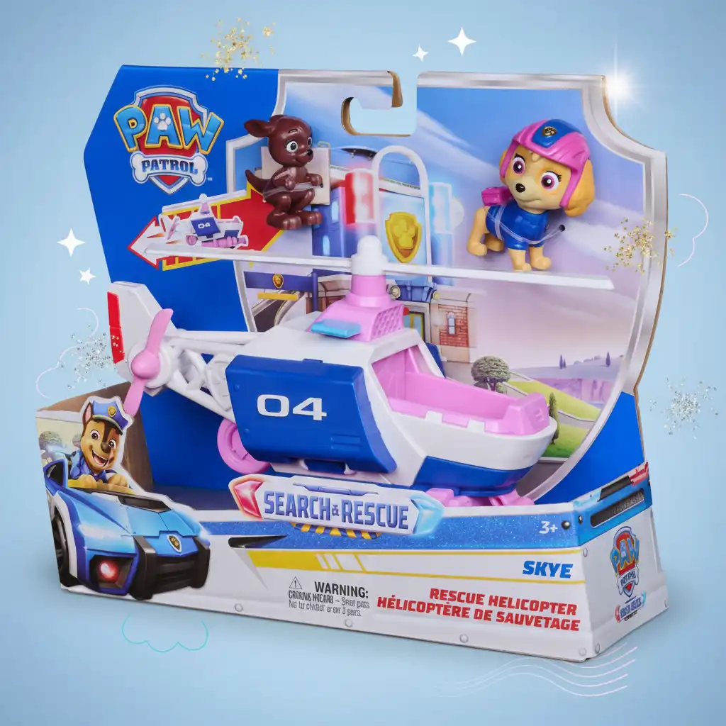 Doživi razburljive pustolovščine v zraku z pogumnim Skye.