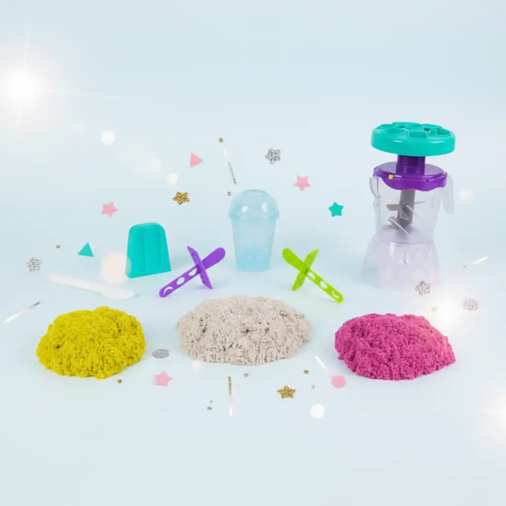 Sproščujoča senzorična izkušnja s peskom, ki nikoli ne presuši.