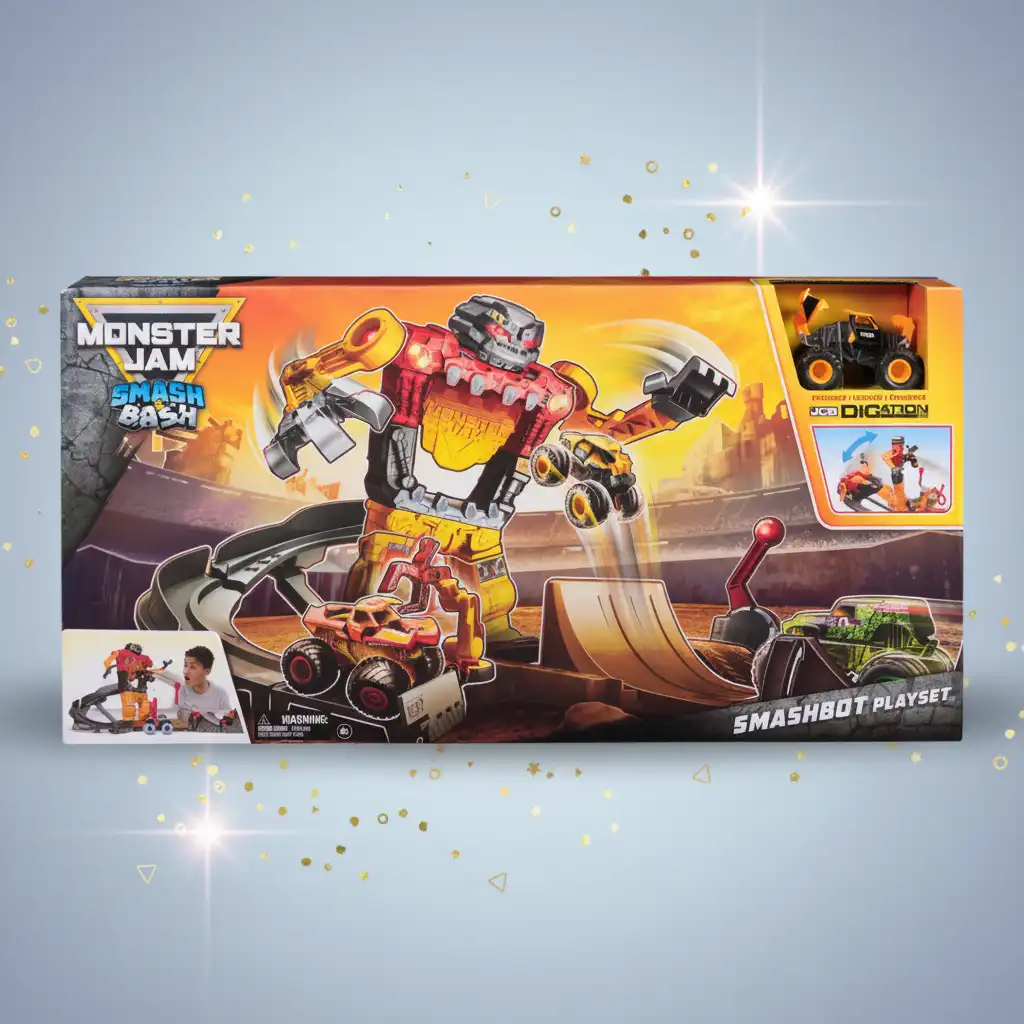 Doživi pravo Monster Jam akcijo polno drobljenja in trčenj!