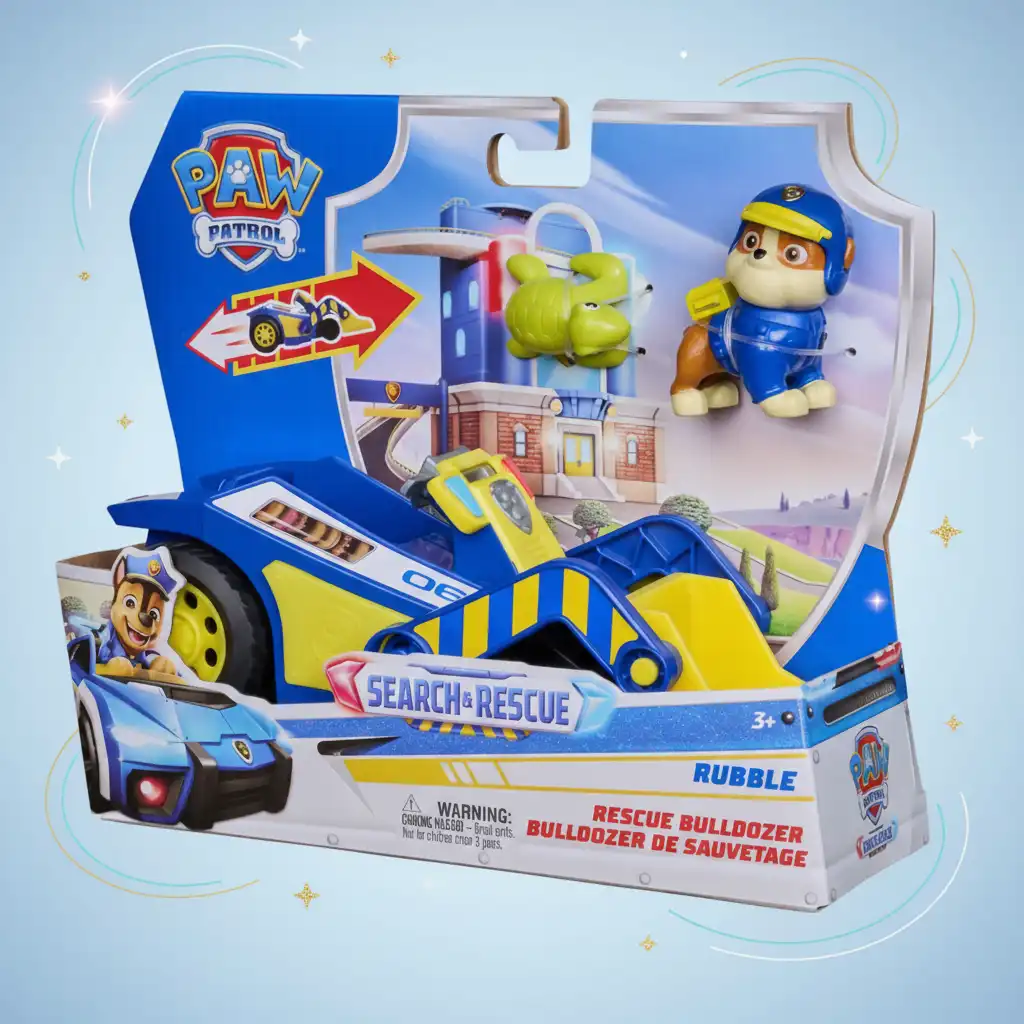 Doživite napete reševalne misije z Rubble in želvo.