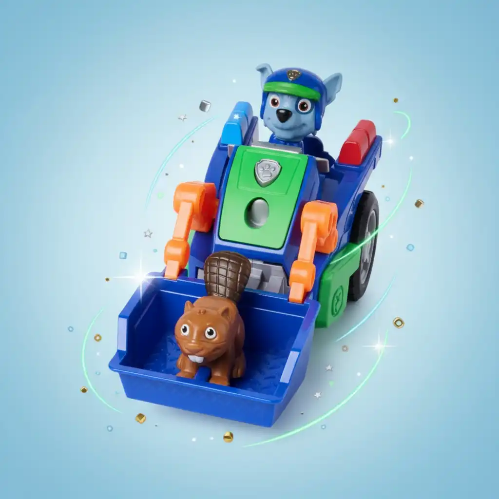 Popolno darilo za vsakega oboževalca pasjih junakov in avtomobilčkov.