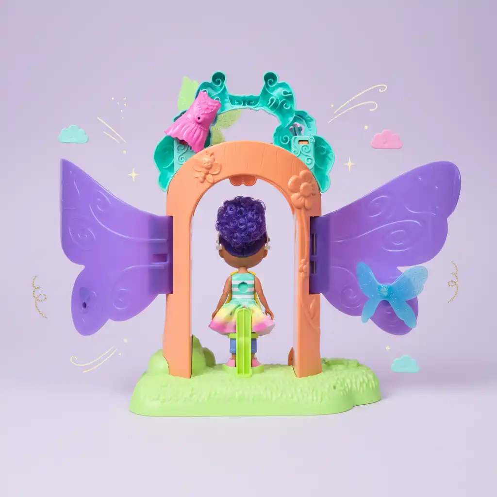 Intuitiven magnetni sistem za hitro spremembo videza lutke.