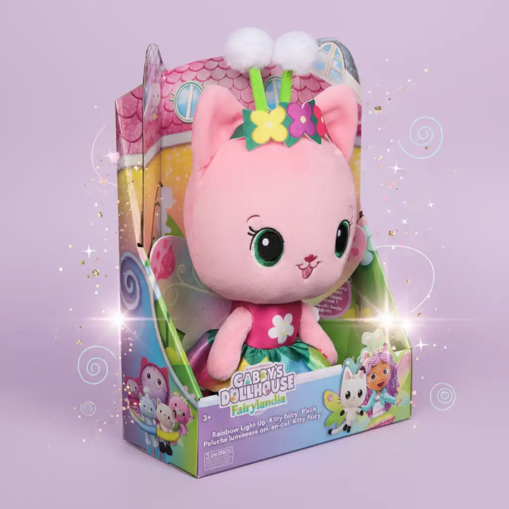 Osvetlite otroški svet s čarobno plišasto prijateljico.