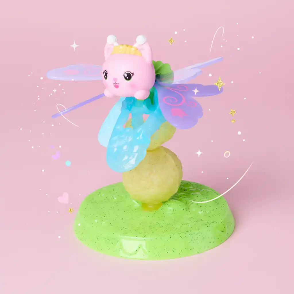 Mehansko migetanje kril prinaša interaktivno izkušnjo brez baterij.