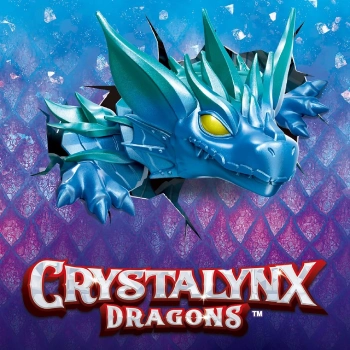 Uradni logo CrystaLynx Dragons prilagodljiv gekon, 30 cm