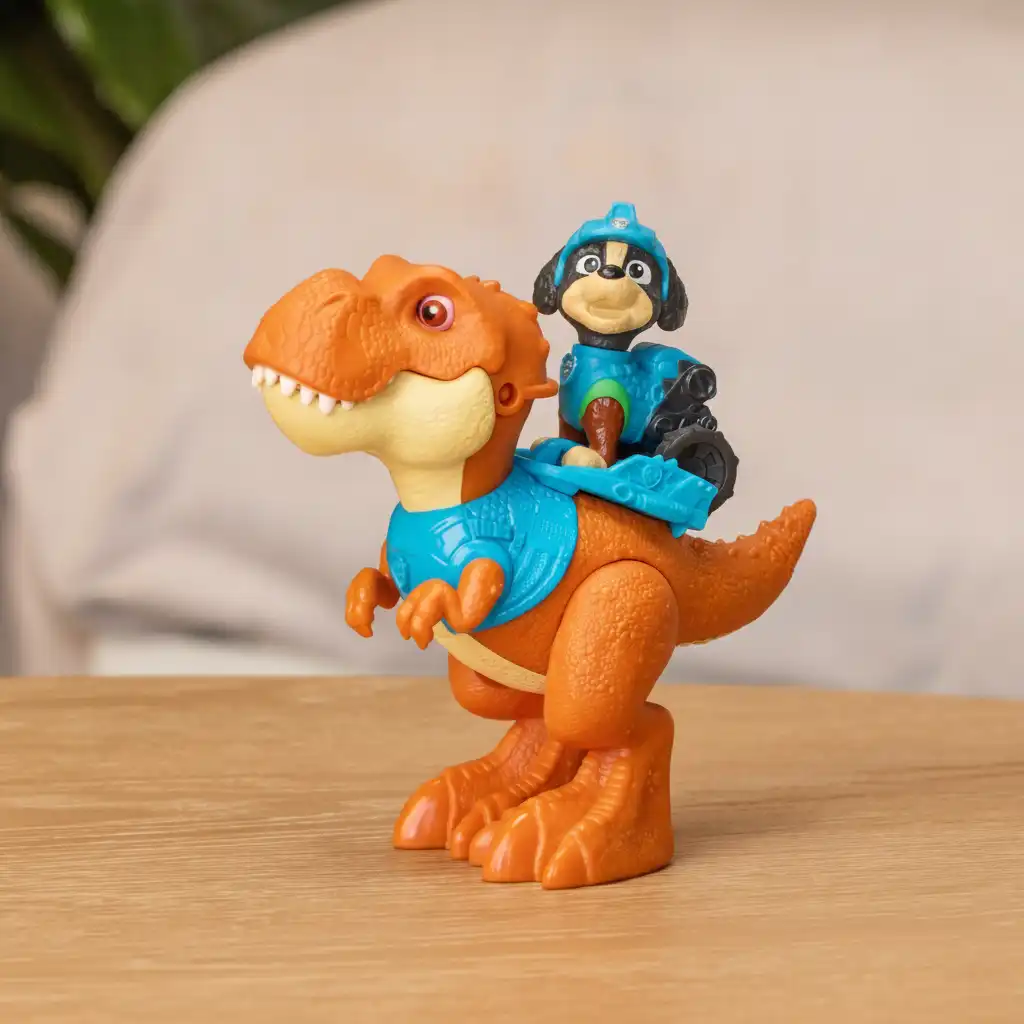Popolno sodelovanje Rex in njegovega dinozavrskega prijatelja Timmy.