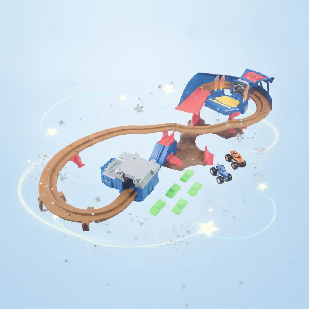 Podrobni Kovina tovornjaki El Toro Loco in Megalodon.